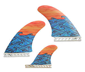 Quilha Mark Richards Twin + Estabilizador GFT Cod.14