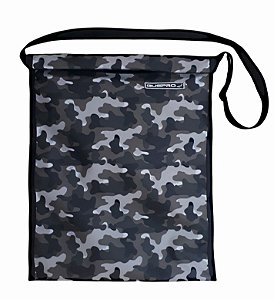 Bag Bolsa Saco Sacola Impermeável Roupa Molhada Guepro Camuflada Cinza