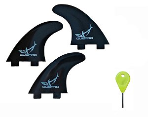 Triquilhas Quilhas Surf Gf1 M5 + Chave Chavinha De Quilha - Kit Surf 7