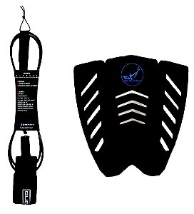 Deck Antiderrapante Prancha De Surf + Leash Prancha De Surf - Kit Surf 8