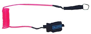 Leash Espiral Stand Up Paddle 6,5 mm. x 10' Rosa Cristal