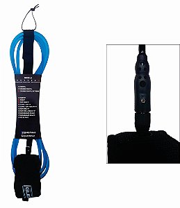 Leash Stand Up Paddle Wave Rotor 8 mm. x 8' Azul Cristal