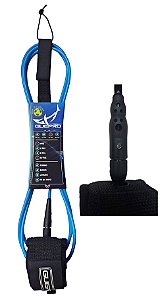 Leash Longboard / Stand Up Paddle Rotor 6,5 mm. x 10' Azul Sólido