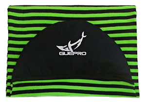 Capa Atoalhada Camisinha Prancha Surf Funboard 7'0 Verde e Preto