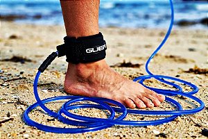 Leash Espiral Stand Up Paddle 6,5 mm. x 10' Azul Cristal