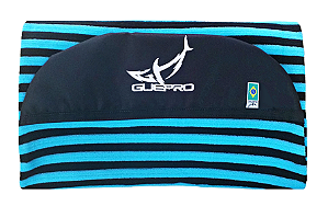 Capa Atoalhada Camisinha Prancha Bodyboard Azul Claro e Preto