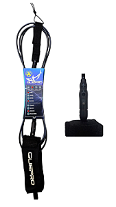 Leash Competition Serie Duplo Rotor 5mm X 10' Panturrilha Preto