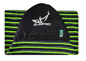 Capa Atoalhada Camisinha Prancha Surf 7'5 Verde, Cinza e Preto