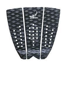 Deck Antiderrapante Surf Guepro Mod2 Fresado 3 Peças Preto