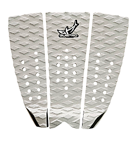 Deck Antiderrapante Surf Guepro Mod2 Fresado 3 Peças Cinza Claro