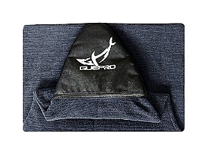 Capa Atoalhada Camisinha Prancha Surf 5'5" Mescla Cinza e Preto