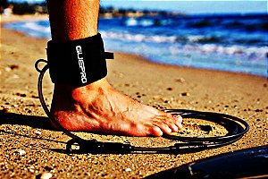 Leash Longboard e Stand Up Paddle 8 mm. x 10' Preto