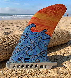 Quilhão 9,5 Longboard Sup Stand Up Central Single Fin Mod.18