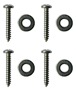 Kit 4 Parafusos Com Arruelas Para Insertos Kite Surf E Foil