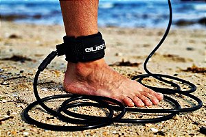 Leash Espiral Stand Up Paddle 6,5 mm. x 10' Preto