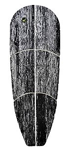 Deck Antiderrapante Stand Up Paddle Sup Camuflado Preto 6 Partes