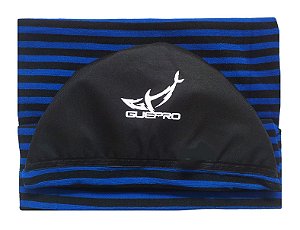 Capa Atoalhada Camisinha Prancha Surf Funboard 7'4 Azul e preto