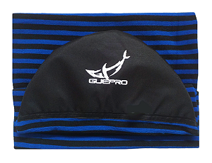 Capa Atoalhada Camisinha Prancha Surf Funboard 7'6 Azul e Preto