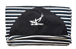 Capa Atoalhada Camisinha Prancha Longboard 10' Cinza e Preto