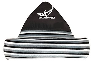 Capa Atoalhada Camisinha Prancha Skimboard Cinza e Preto