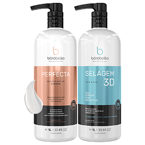 Kit Borabella Selagem 3d + Perfecta Bio Definitive Sem Formol 1l