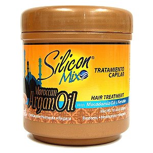 Mascara de Tratamento Capilar Intensivo Silicon Mix Moroccan Argan Oil - 450g
