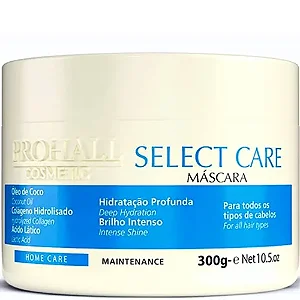 Mascara Hidratante Pós Química Select Care Com Oleo de Coco Colágeno Hidrolisado 300g - Prohall