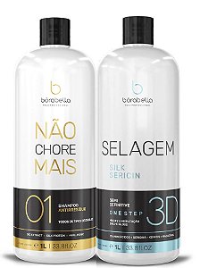 Combo Borabella 3d Selagem S/ Formol + Shampoo Antiresiduos
