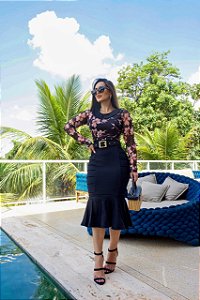 Vestido Cristine preto