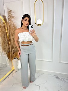 Calça Pietra alfaiataria  cinza