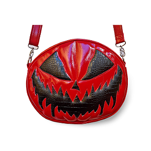 Bolsa Abóbora Bloody Monster Vermelha e Preta