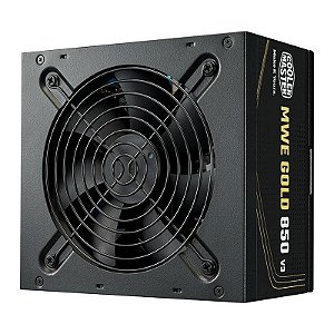 Fonte Cooler Master 850W MWE Gold V3, 80 Plus Gold, ATX 3.1, PFC Ativo, Preto