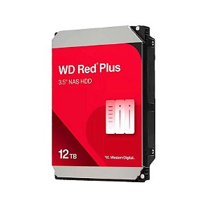 HD WD RED Plus NAS Para Servidor 24x7 12TB SATA 6GB/s 3.5”