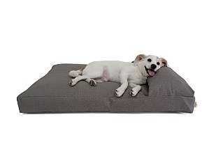 Cama Divã para Cachorro Grande Cinza Chumbo