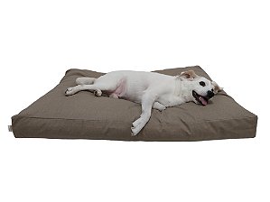 Almofada Futon para Cachorro Impermeável Acquablock Bege Fendi