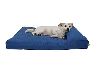 Cama Divã para Cachorro Impermeável Acquablock Azul Jeans