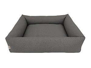 Cama de Cachorro Impermeável Acquablock Cinza Grafite