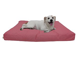 Almofada Futon para Cachorro Impermeável Acquablock Rosa