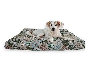 Almofada Futon para Cachorro Impermeável Waterblock Garden