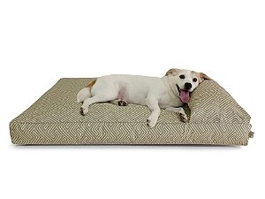 Cama Divã para Cachorro Geométrico Oliva