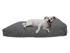 Cama Divã G 100x70cm Cinza Brisa