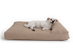 Cama Divã para Cachorro Grande Bege Nude