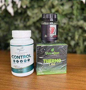 CONTROL + THERMOCHÁ 10 SACHÊS+ LIPOBLACK 15 CAPSULAS