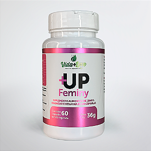 UP Feminy (VITAMINA REDUÇÃO DA TPM, MENOPAUSA E AUMENTA A LIBIDO 60 Caps)
