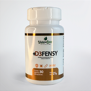 D3FENSY 2000 UI | Vitamina D3 | Aumentar a Imunidade | Saúde e Bem Estar | 30 cap