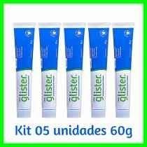 Kit C/ 5 Glister Creme Dental Multi-action Amway - 60g Top