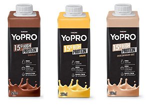 Kit 16 - Yopro Danone 14g High Protein 250ml  Zero Açucares