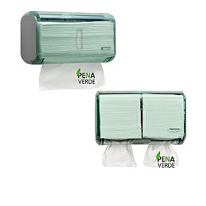 Dispense Porta Papel toalha +Cai Cai Urban Permisse - Verde
