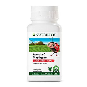 Acerola  - Suplemento De Vitamina C Mastigável Nutilite Orgânico 100%