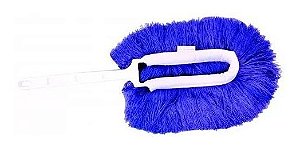 Espanador Eletrostático Azul - Bralimpia para Limpeza Seca